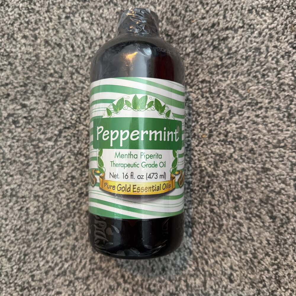 Pure gold- Peppermint Essential Oil (Mentha Piperita) - 16 fl oz (473 ml)